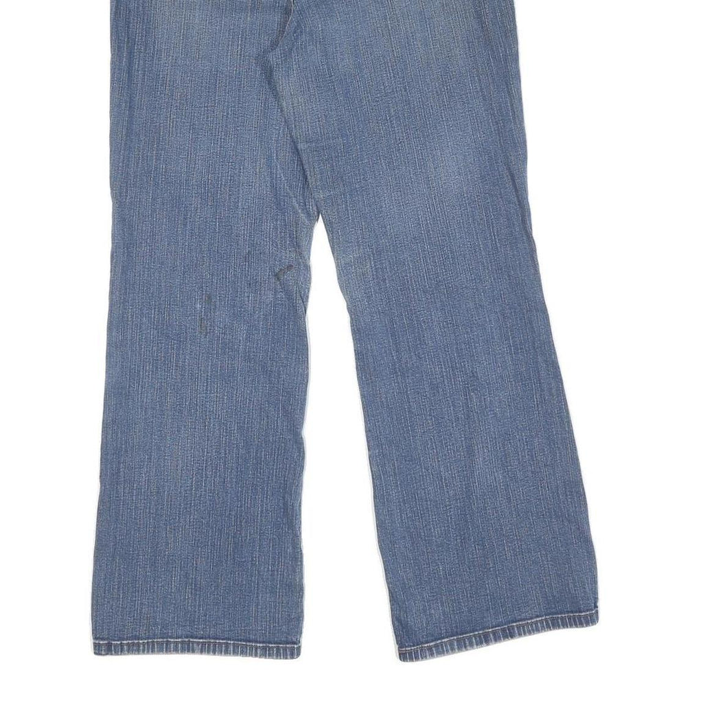 LEVI'S Womens Blue Regular Straight Denim Medium W29 L30 Jeans Classic Zip