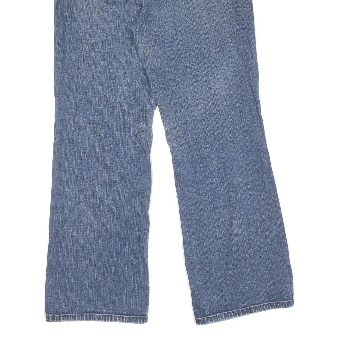 LEVI'S Womens Blue Regular Straight Denim Medium W29 L30 Jeans Classic Zip