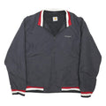 CARHARTT Mens Navy Blue & Red Track Jacket XL Polyester Blend Zip Collar