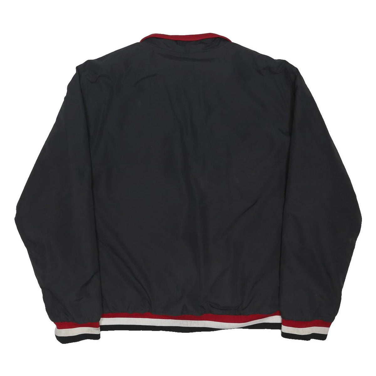 CARHARTT Mens Navy Blue & Red Track Jacket XL Polyester Blend Zip Collar