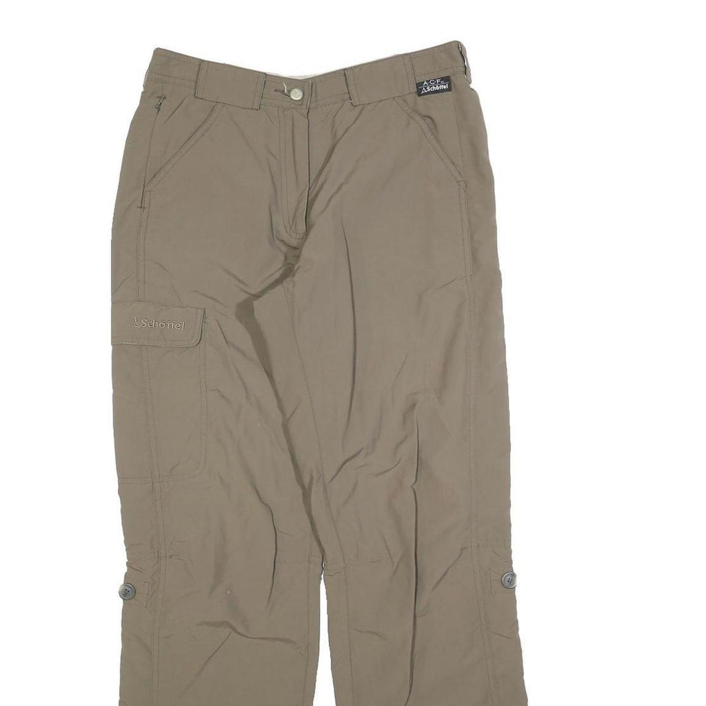 SCHOFFEL Womens Beige Regular Fit Straight Leg Trousers W30 L30 Outdoor Casual