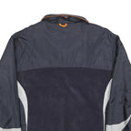TCM Mens Navy Blue Orange Sports Zip Up Lightweight Polyester Jacket L