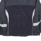 TCM Mens Navy Blue Orange Sports Zip Up Lightweight Polyester Jacket L