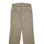 WRANGLER Mens Cotton Blend Beige Relaxed Straight Trousers W30 L32 Casual