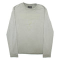 GUESS Mens T-Shirt Grey Long Sleeve XL