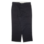 DICKIES Workwear Mens Trousers Black Regular Straight W38 L30