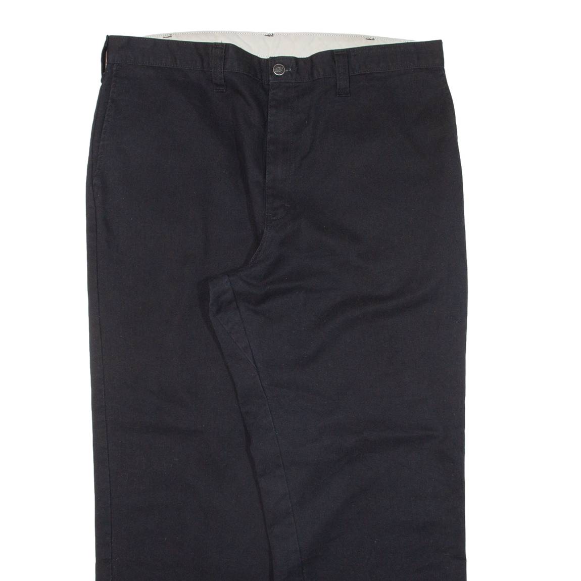 DICKIES Workwear Mens Trousers Black Regular Straight W38 L30