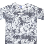 CHAMPION Womens Black & White Tie Dye Day Jersey Casual Dress Size S