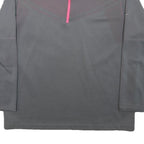 NIKE Mens Grey & Pink Golf 1/4 Zip XL Sweatshirt Sport Pullover Lightweight
