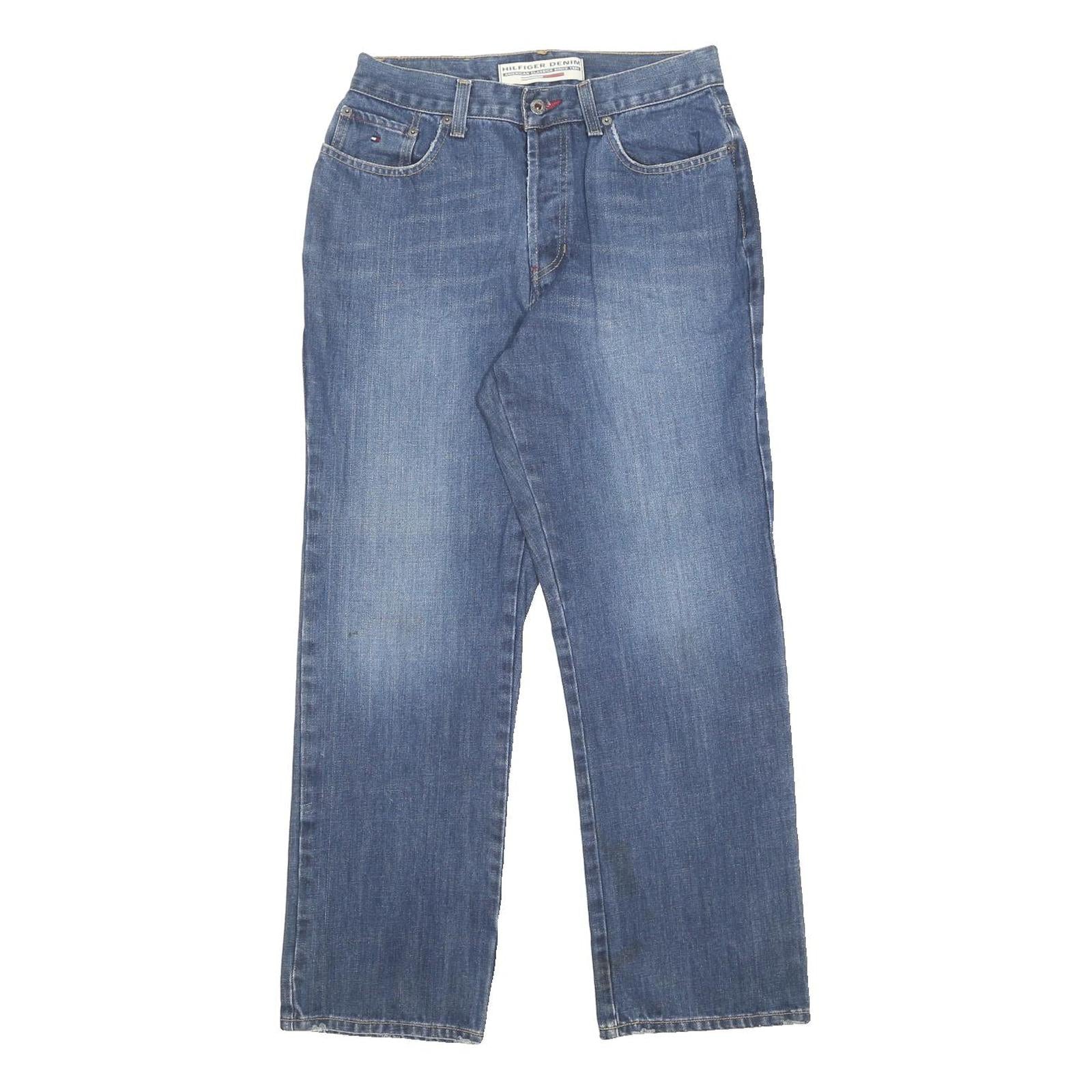 HILFIGER DENIM Mens Jeans Blue Relaxed Straight Denim Medium W31 L30 Classic