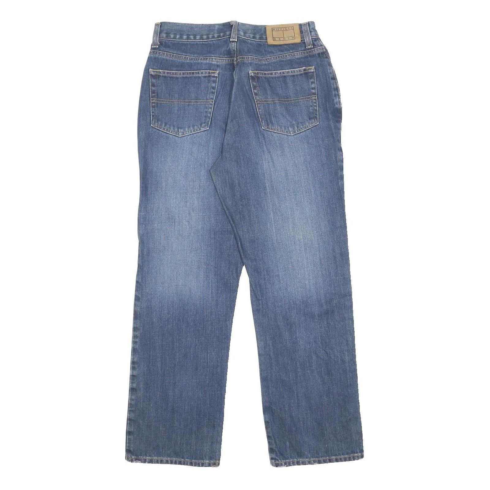 HILFIGER DENIM Mens Jeans Blue Relaxed Straight Denim Medium W31 L30 Classic