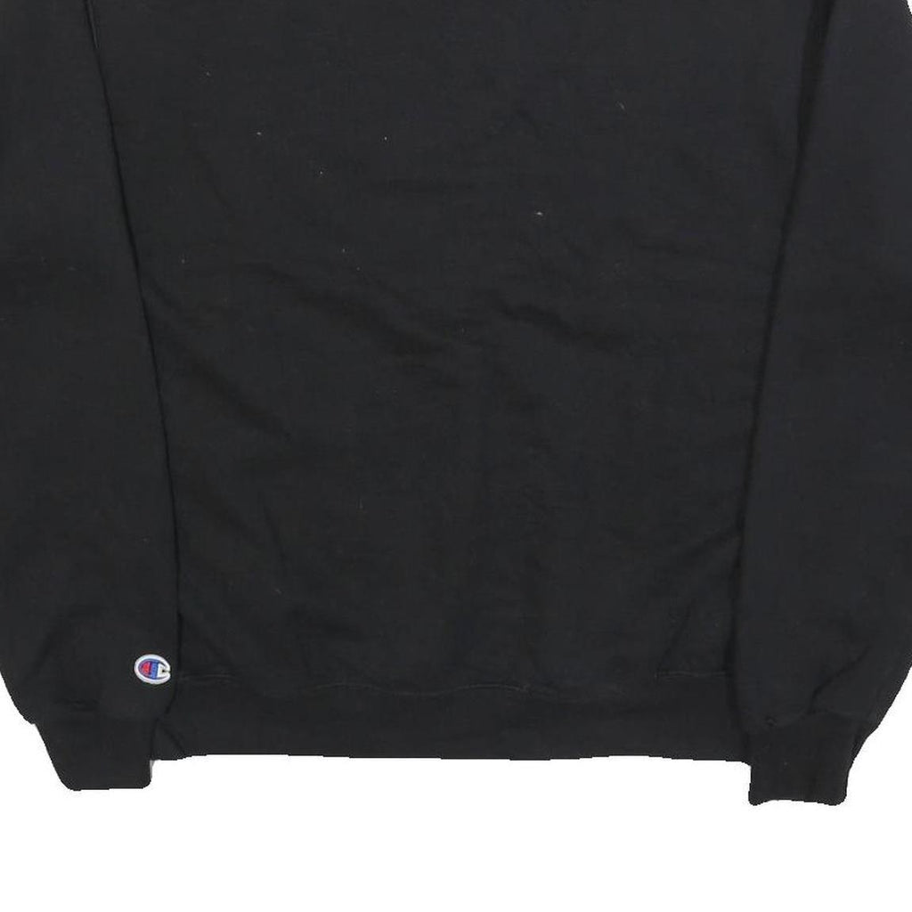 CHAMPION Mens Black Vikings Crew Neck M Cotton Blend Sweatshirt