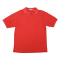 FILA Mens Red Short Sleeve Plain S Polo Shirt Cotton Blend Casual Sportswear