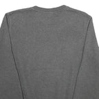 NIKE Mens Grey Cotton Blend Crew Neck L Sweatshirt Athletic Casual