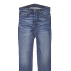 LEVI'S Mens Slim Blue Denim Jeans W29 L30 Zip Casual Stylish Faded