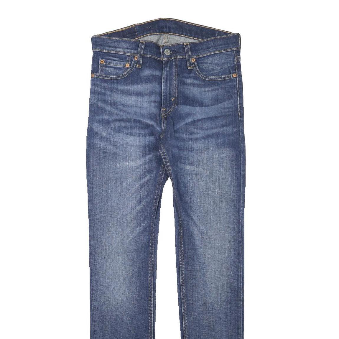 LEVI'S Mens Slim Blue Denim Jeans W29 L30 Zip Casual Stylish Faded