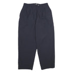 TALBOTS Womens Regular Fit Wool Blend Black Trousers W28 L28 Classic Zip Closure