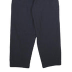 TALBOTS Womens Regular Fit Wool Blend Black Trousers W28 L28 Classic Zip Closure