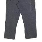 DICKIES Mens Regular Fit Black Denim Jeans W40 L30 Workwear Zip Closure