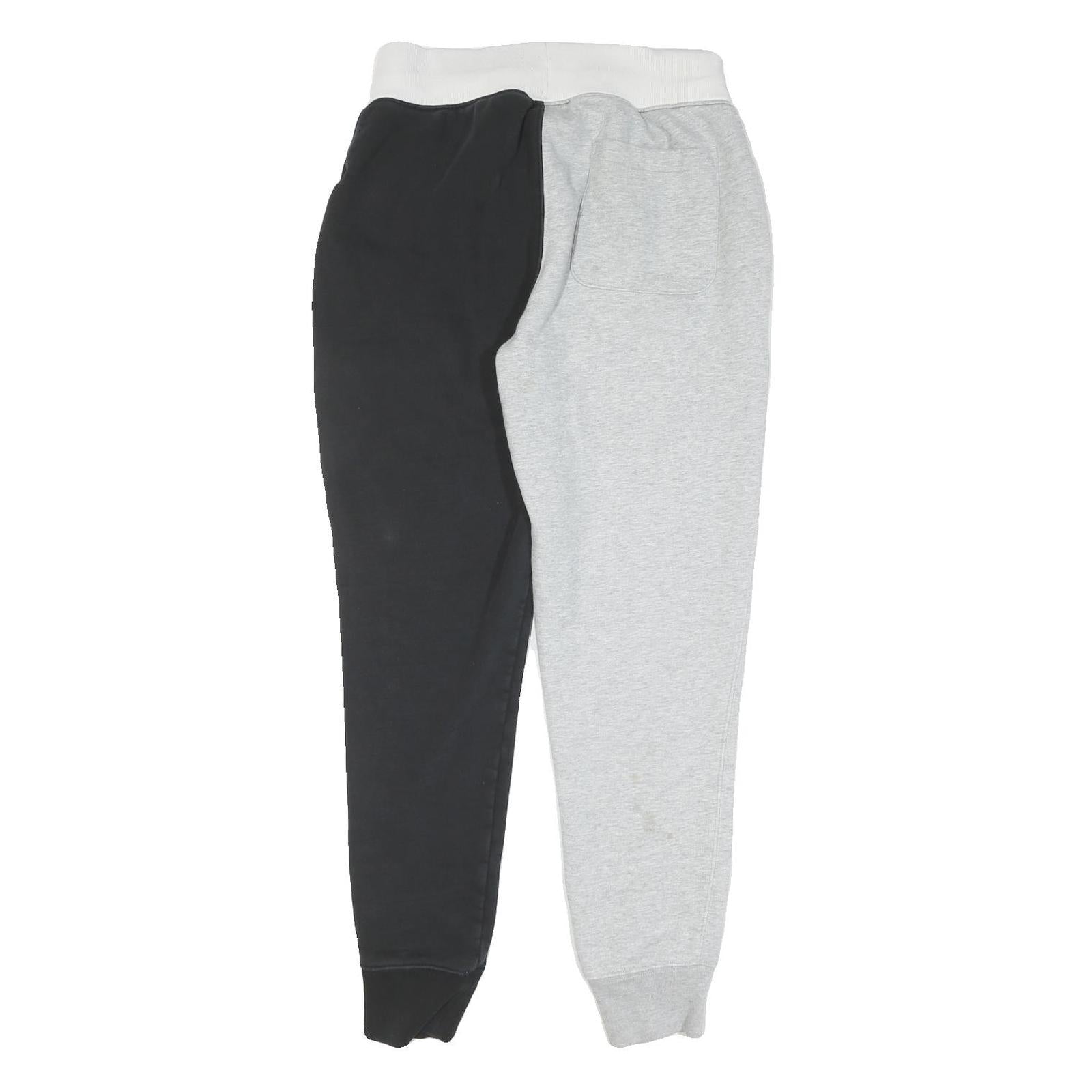 CHAMPION Mens Joggers Black & Grey Slim Tapered M W30 L29 Logo Casual Wear