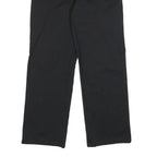 DICKIES Womens Cotton Blend Black Regular Fit Straight Leg Trousers W29 L28