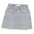 LEVI'S Womens Blue Denim Mini Skirt Cotton Blend Relaxed Fit Casual M