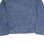 NO STRINGS ATTACHED Mens Blue Denim Jacket L Cotton Classic Button Closure