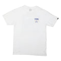 VANS Mens White Graphic T-Shirt S Short Sleeve Crew Neck Cotton Blend