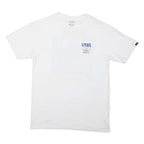 VANS Mens White Graphic T-Shirt S Short Sleeve Crew Neck Cotton Blend