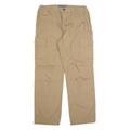 BENCHMARK Cargo Mens Trousers Brown Regular Straight W34 L32