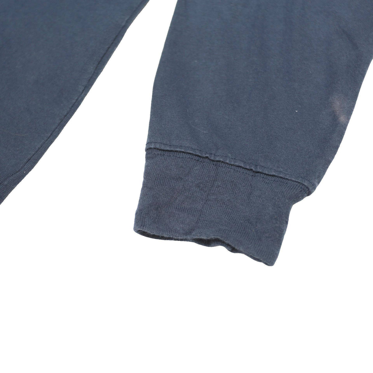 CARHARTT Mens Blue Loose Long Sleeve Henley Neck Logo Pocket L