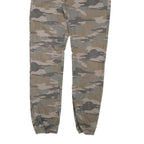 UNDIVIDED Mens Cotton Blend Camouflage Regular Fit Drawstring W30 L28 Trousers