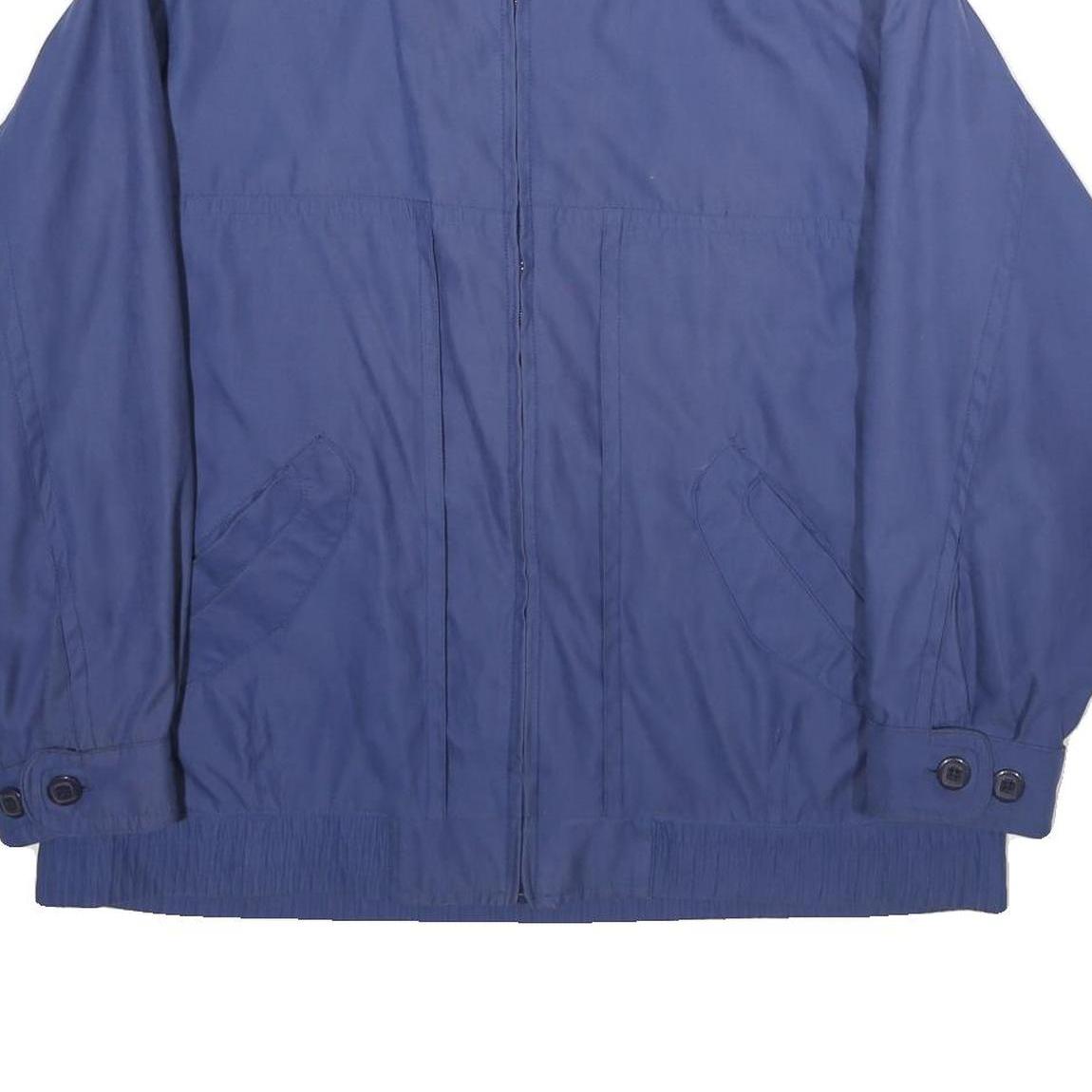 CASUALLAND SPORTSWEAR Mens Blue Jacket L Polyester Blend Plain Zip Casual