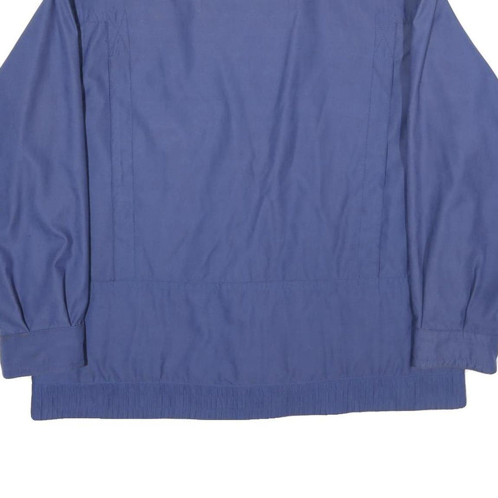 CASUALLAND SPORTSWEAR Mens Blue Jacket L Polyester Blend Plain Zip Casual