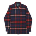 LAUREN RALPH LAUREN Womens Blue & Red Wool Zip Jacket S Check Classic