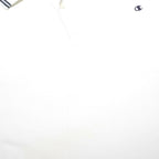 CHAMPION Mens White Polo Shirt 2XL Cotton Blend Short Sleeve Classic Fit