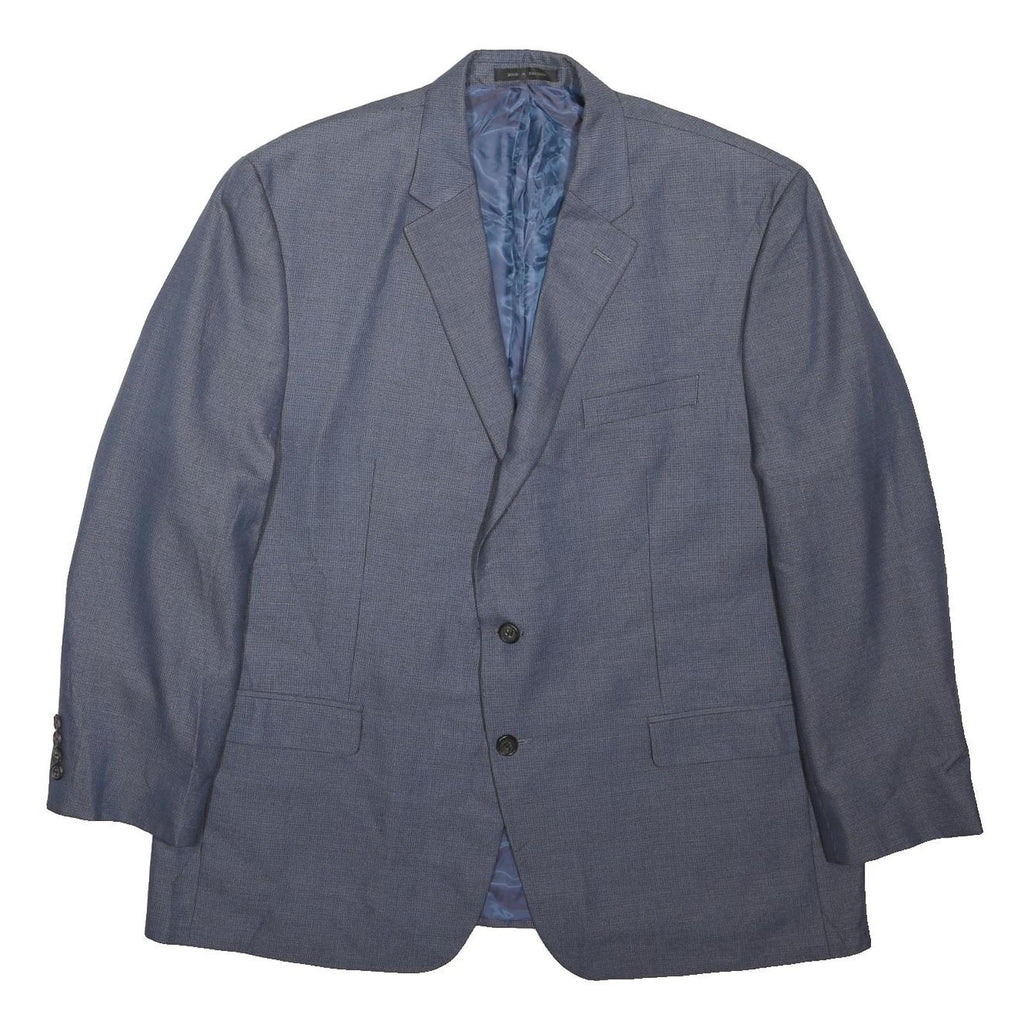 LAUREN RALPH LAUREN Womens Blue Jacket 2XL Polyester Blend Button Formal