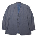 LAUREN RALPH LAUREN Womens Blue Jacket 2XL Polyester Blend Button Formal