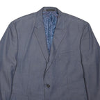 LAUREN RALPH LAUREN Womens Blue Jacket 2XL Polyester Blend Button Formal