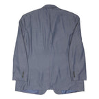 LAUREN RALPH LAUREN Womens Blue Jacket 2XL Polyester Blend Button Formal