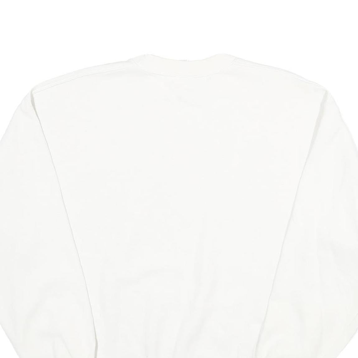 SOFFE SWEATS Mens White My Nephew Proud A Marine Crew Neck L Cotton Sweatshirt