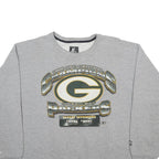 STARTER Mens Grey Green Bay Packers Crew Neck XL NFL Football Sweatshirt