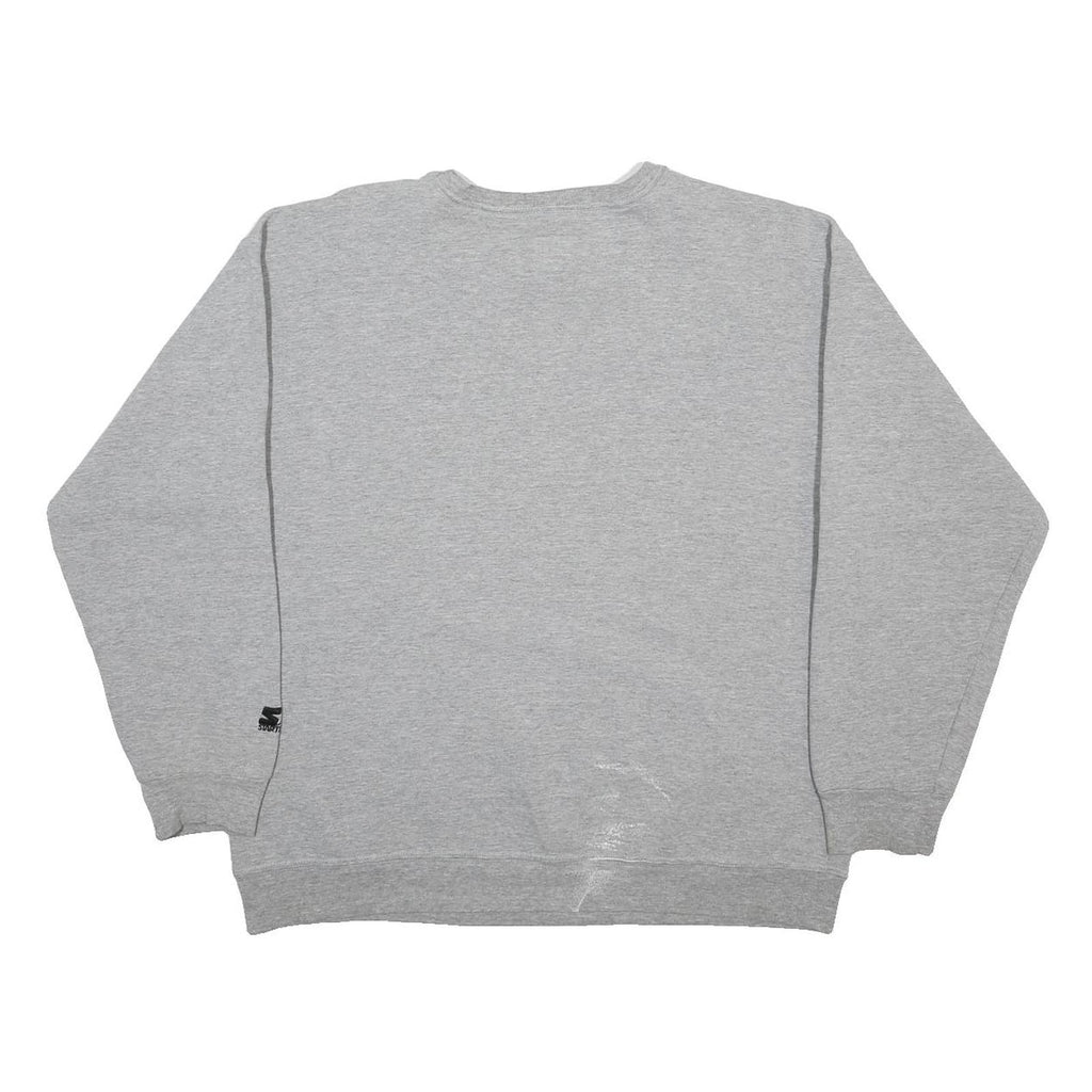 STARTER Mens Grey Green Bay Packers Crew Neck XL NFL Football Sweatshirt
