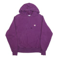 CHAMPION REVERSE WEAVE Mens Purple Pullover Hoodie S Cotton Blend Casual