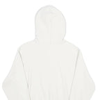 CHAMPION REVERSE WEAVE Mens White Hoodie M Cotton Blend Pullover Hooded
