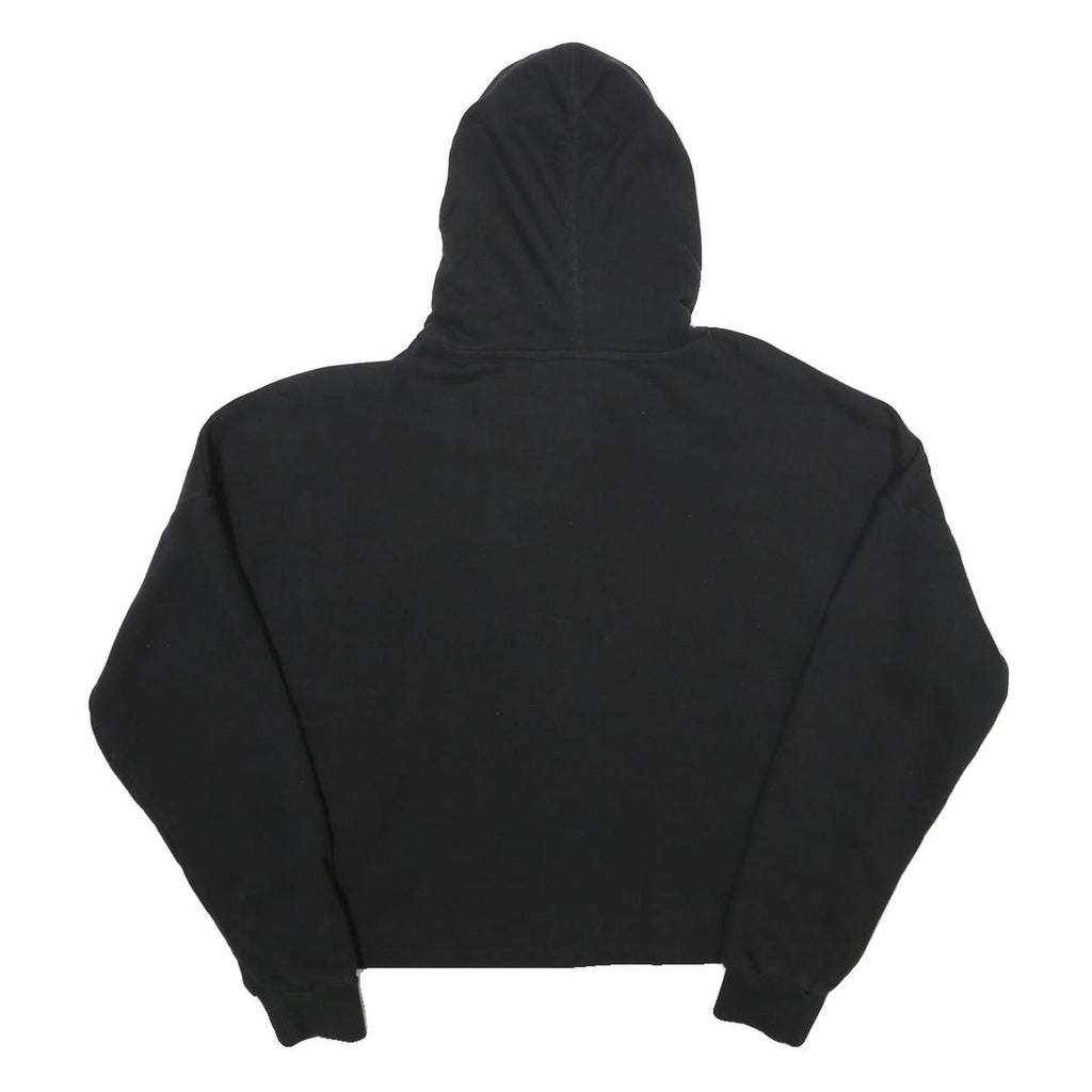 PUMA Womens Black Hoodie L Cotton Blend Pullover Hooded Sweatshirt