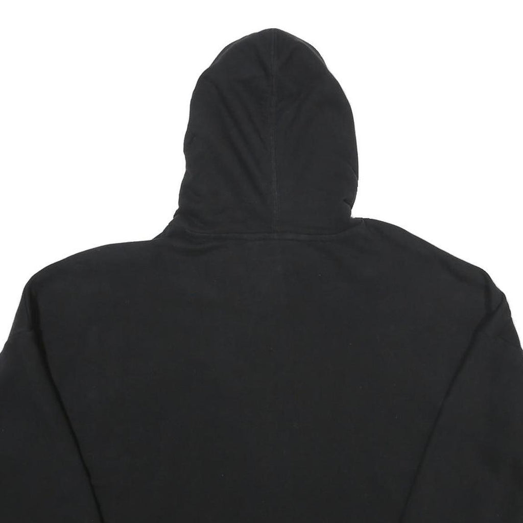 PUMA Womens Black Hoodie L Cotton Blend Pullover Hooded Sweatshirt