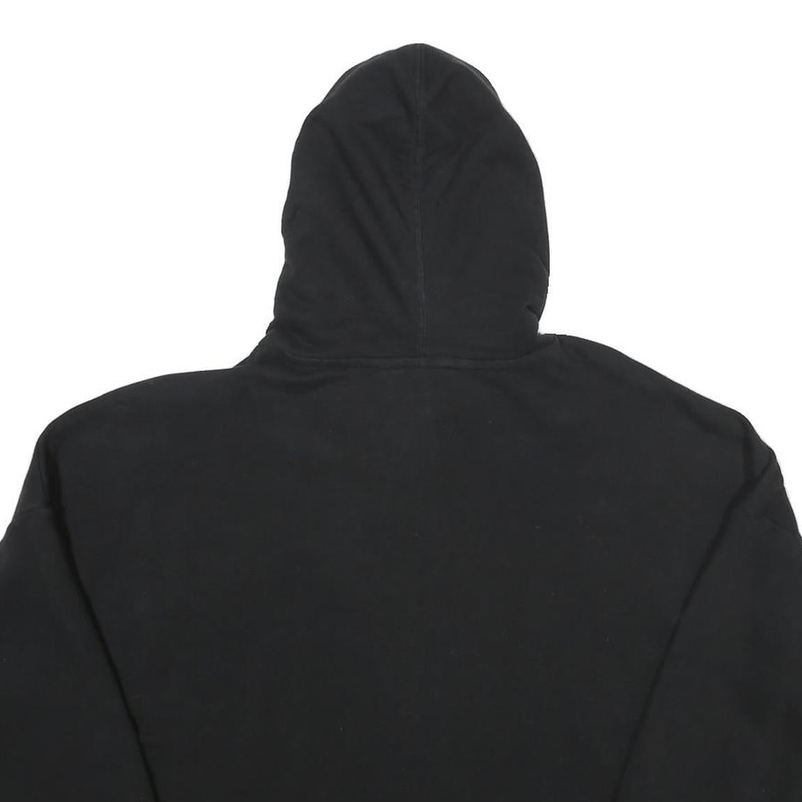 PUMA Womens Black Hoodie L Cotton Blend Pullover Hooded Sweatshirt