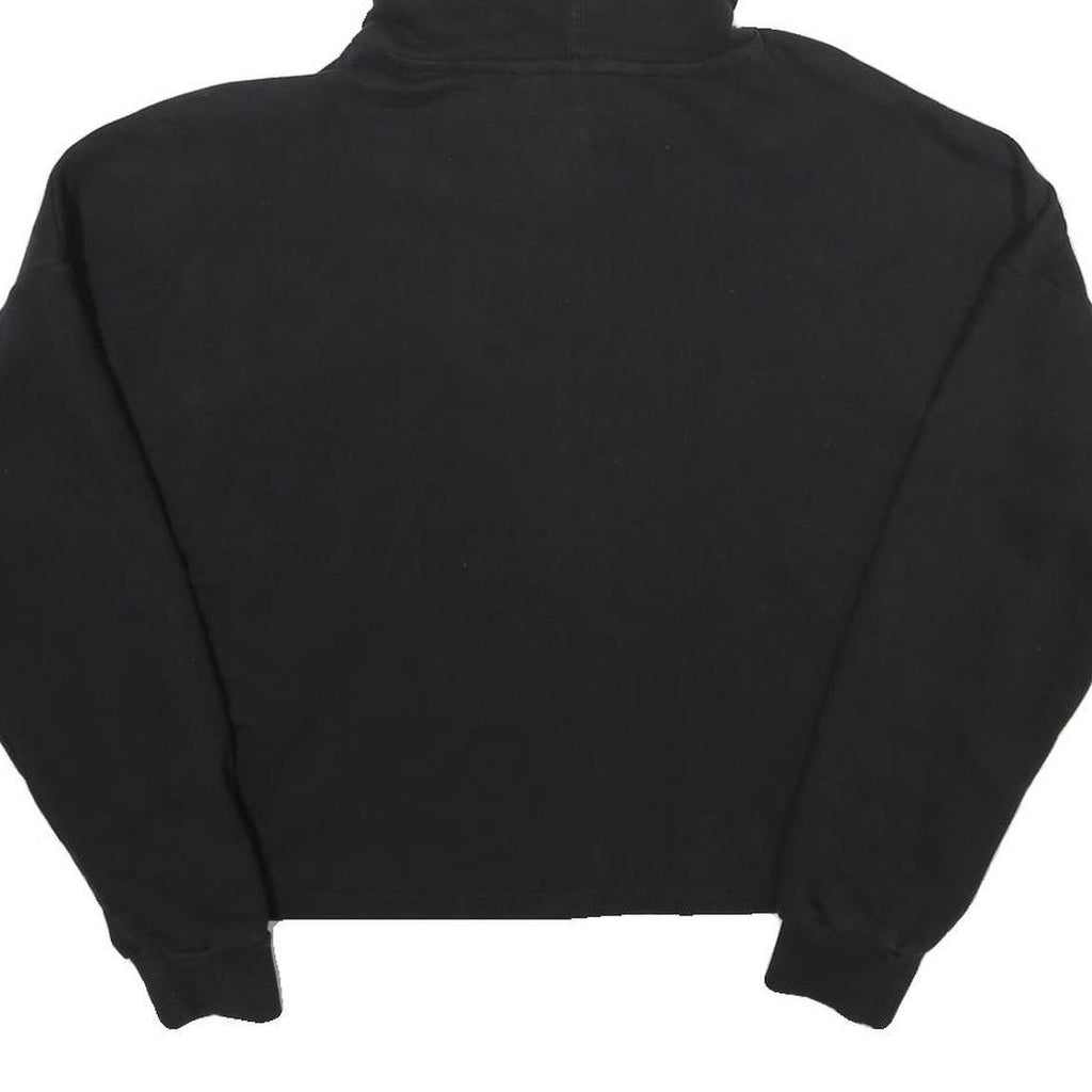 PUMA Womens Black Hoodie L Cotton Blend Pullover Hooded Sweatshirt