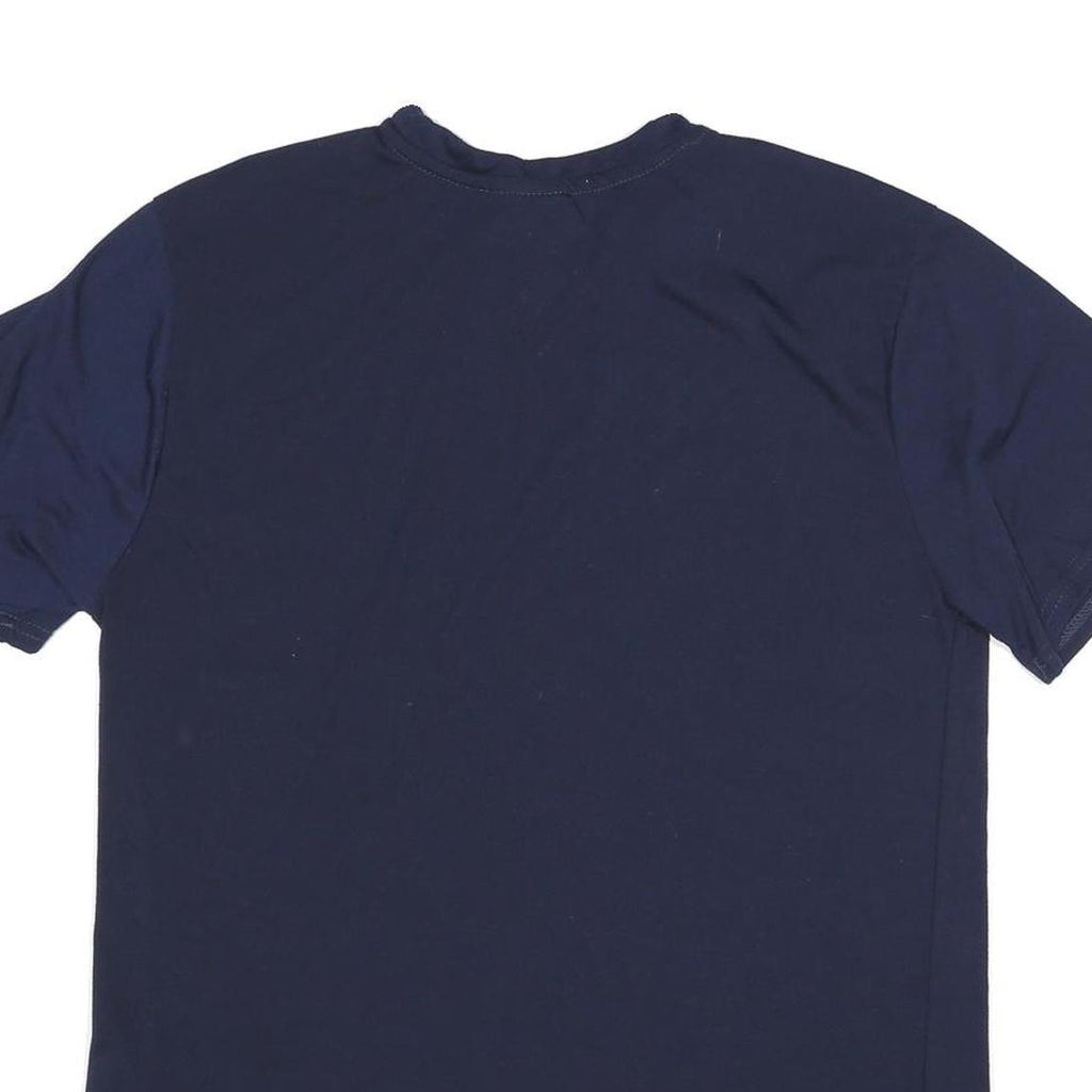 ADIDAS Mens Blue T-Shirt XL Short Sleeve Crew Neck Logo Graphic Casual